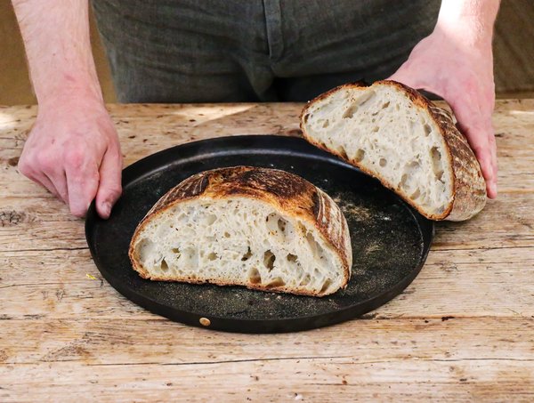 The joy of baking artisanal sourdough bread